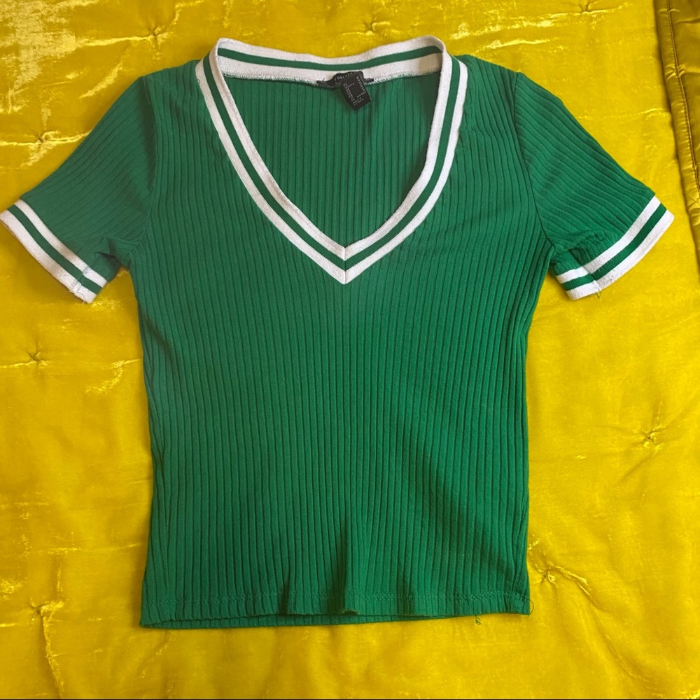 Green Retro Top